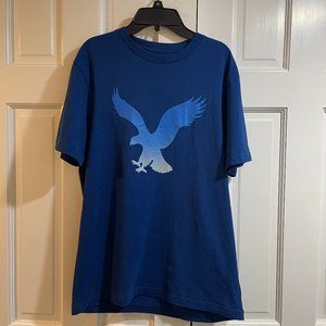 American Eagle Outfitters Blue Logo T-Shirt